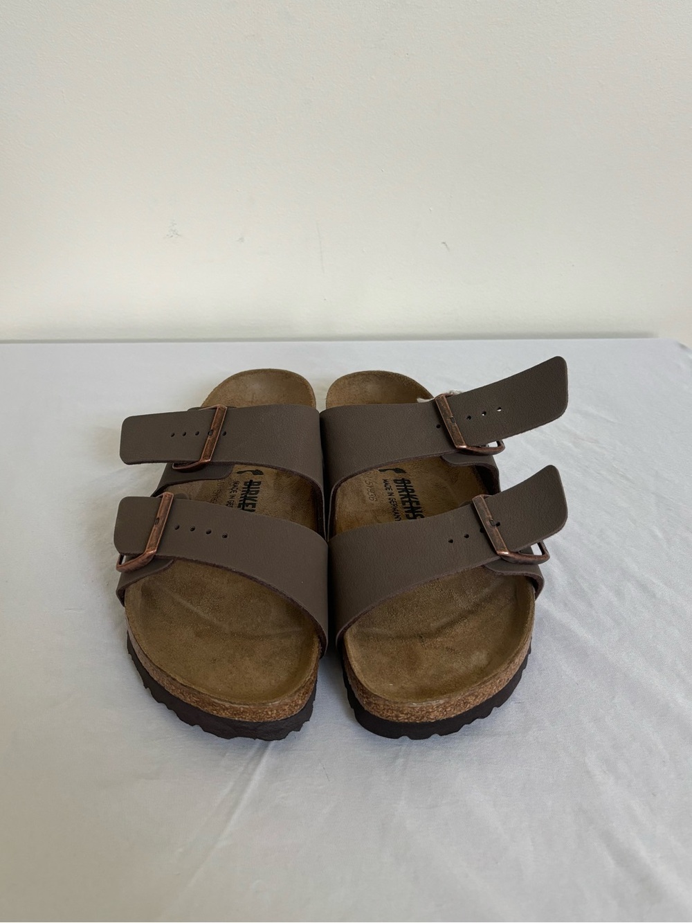 Birkenstock Arizona Mocha Sandals Sz 8 Eu39 Narrow fit New Womens